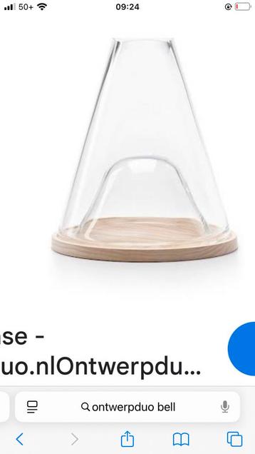 Gezocht! Ontwerpduo, Serax, Bell jar vaas. beschikbaar voor biedingen