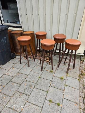 Barkrukken 5 stuks  beschikbaar voor biedingen