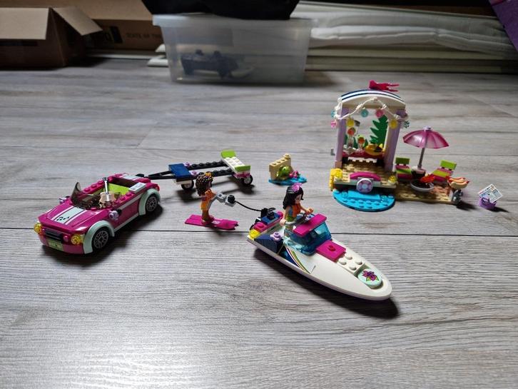 Lego Friends 41316 Andrea's Speedboottransport, Kinderen en Baby's, Speelgoed | Duplo en Lego, Zo goed als nieuw, Lego, Complete set