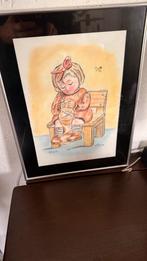 Hummel in lijst, Antiek en Kunst, Kunst | Tekeningen en Foto's, Ophalen of Verzenden