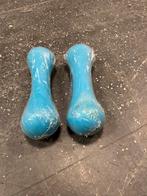 2 x 2,5 kg rubbeten dumbells nieuw dumbell set gewichten, Dumbbell, Rubberen dumbbells, Nieuw, Gewichten