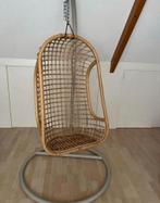 Mooie Orginele HK Living Hangstoel incl. Standaard., Ophalen, Zo goed als nieuw, Rotan