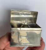 Zilveren Chrismatorium in zilver kistje. Ca 1825, Antiek en Kunst, Ophalen of Verzenden, Zilver