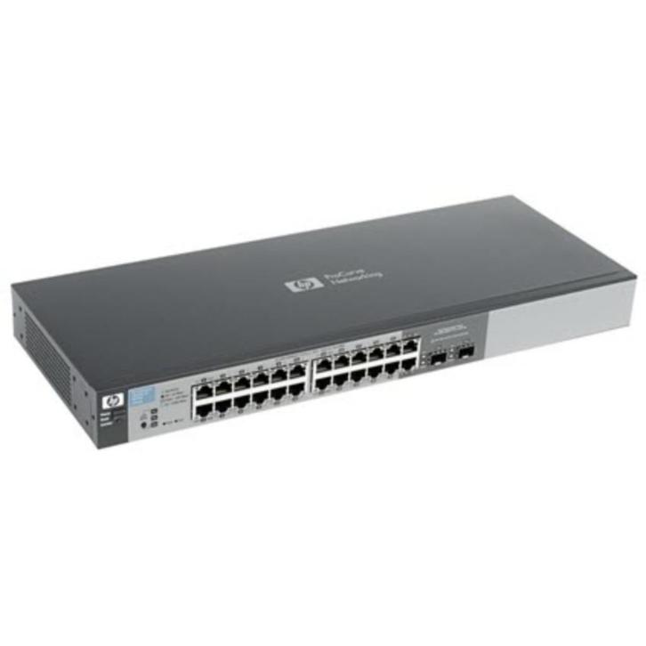 HP ProCurve J9450A 1810G-24 PORT Gigabit Managed Network Swi, Computers en Software, Netwerk switches, Gebruikt, Verzenden