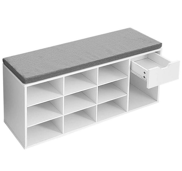 NIEUW! Schoenenbank, schoenenrek met lade open vakken €40,99, Huis en Inrichting, Kasten | Schoenenkasten, Nieuw, Ophalen of Verzenden
