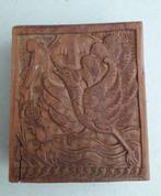 houten (sigarettendoosje) doosje met houtsnijwerk (oosters), Ophalen of Verzenden