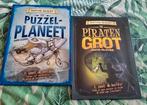 David Glover: Math Quest, de puzzelplaneet + de piratengrot, Ophalen of Verzenden, Zo goed als nieuw