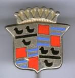 Cadillac email op zilverkleurig auto speldje ( A_152a ), Verzamelen, Speldjes, Pins en Buttons, Verzenden, Zo goed als nieuw, Transport
