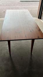 Grenen eettafel met 2 stoelen, Huis en Inrichting, Tafels | Eettafels, Ophalen, Gebruikt, 50 tot 100 cm, Vijf personen of meer
