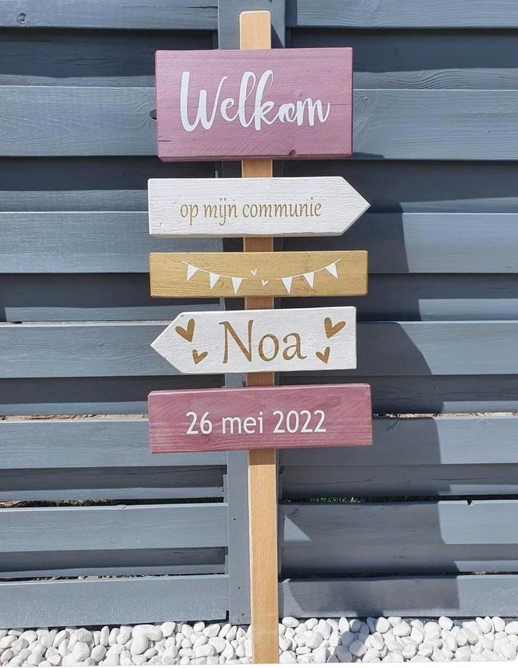 Wegwijzers feestjes Huwelijk bruiloft geboorte
Gender reveal, Kinderen en Baby's, Kraamcadeaus en Geboorteborden, Nieuw, Ophalen of Verzenden