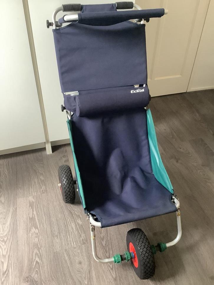 Eckla Transport Trolley (Beach-rolly) gehandicapt kind, Caravans en Kamperen, Bolderkarren, Gebruikt, Opvouwbaar, Ophalen