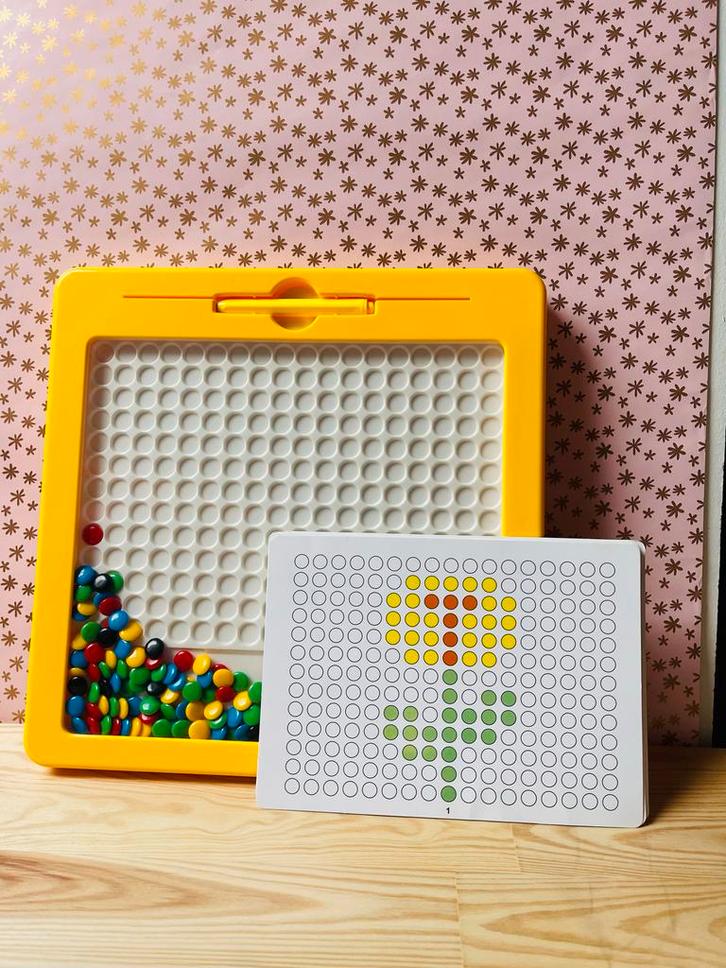 Magnetische mozaïek bord - 3+, Kinderen en Baby's, Speelgoed | Educatief en Creatief, Zo goed als nieuw, Ophalen of Verzenden