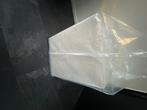 Hocker beige nieuw nog in plastic, Huis en Inrichting, Banken | Voetenbanken en Poefen, Ophalen, Nieuw, Stof, 50 tot 75 cm
