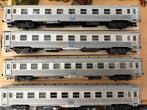 Europolitrains 4x SNCF inox rijtuigen, Overige merken, Verzenden, Gelijkstroom of Wisselstroom, Gebruikt