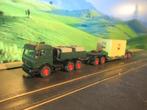 Mercedes Benz NG 2238 S zwaartransport met dieplader Wiking, Hobby en Vrije tijd, Modelauto's | 1:87, Ophalen of Verzenden, Gebruikt