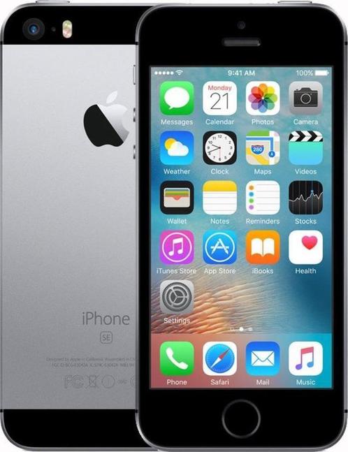 Apple iPhone SE 16GB Zwart A Grade + 2 Jaar Garantie, Telecommunicatie, Mobiele telefoons | Apple iPhone, Zo goed als nieuw, 16 GB