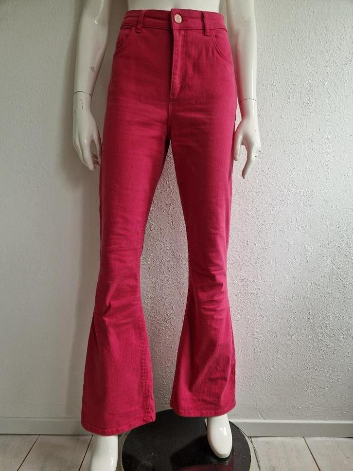 Fabienne Chapot flared jeans Eva Flar. Maat 31/32. Roze., Kleding | Dames, Spijkerbroeken en Jeans, Nieuw, W30 - W32 (confectie 38/40)