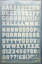 Wrijfletters - Letraset - Vel Aachen Bold WIT - 25.4 mm, Hobby en Vrije tijd, Tekenen, Ophalen of Verzenden, Zo goed als nieuw