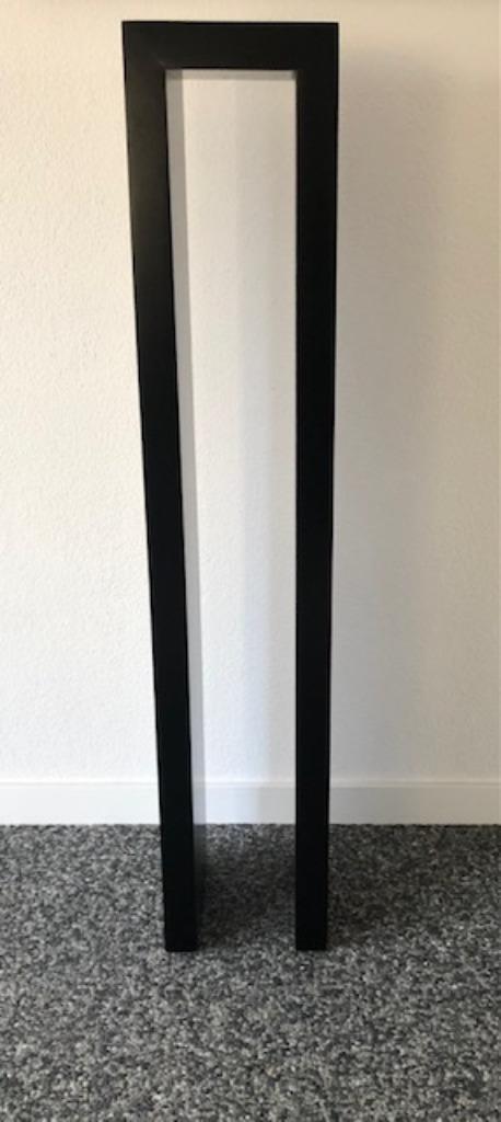 MAATWERK; ZWARTE ZUIL SOKKEL PILAAR KOLOM CONSOLE 111, Huis en Inrichting, Woonaccessoires | Zuilen en Pilaren, Nieuw, Ophalen of Verzenden