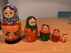 Set van 5 vintage Russische Matroesjka Baboesjka nestpoppen, Antiek en Kunst, Curiosa en Brocante, Ophalen of Verzenden