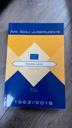 Jurisprudentie Europees recht 1963-2018, Ophalen of Verzenden, Zo goed als nieuw