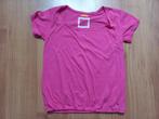 HEMA leuk fuchsiaroze t-shirt maat 146 /152, Gebruikt, Meisje, Ophalen of Verzenden, Shirt of Longsleeve