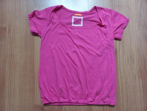 HEMA leuk fuchsiaroze t-shirt maat 146 /152, Kinderen en Baby's, Kinderkleding | Maat 152, Gebruikt, Meisje, Shirt of Longsleeve