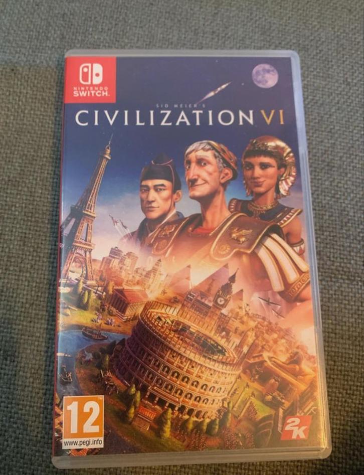 Civilization VI - Nintendo Switch, Spelcomputers en Games, Games | Nintendo Switch, Zo goed als nieuw, Strategie en Constructie
