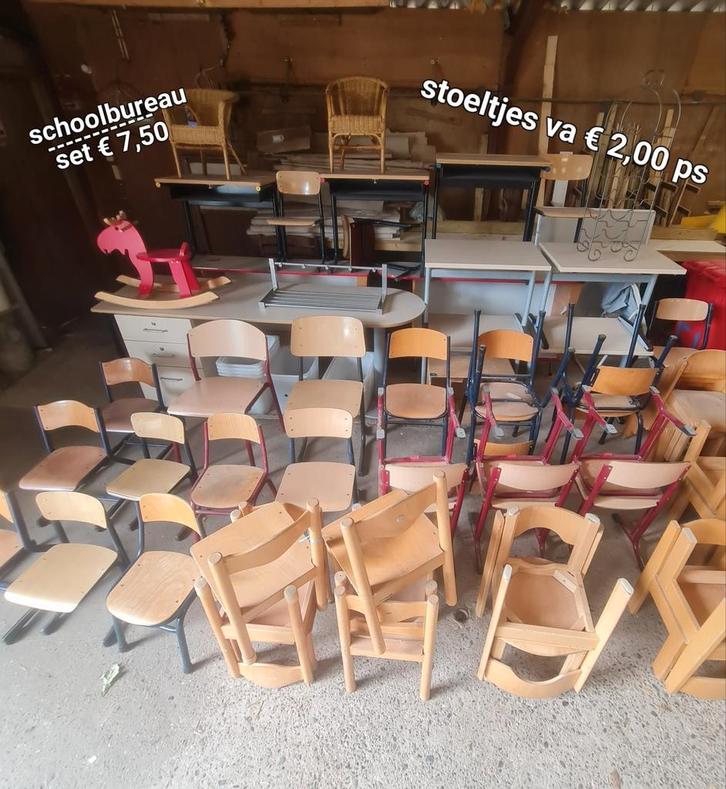 Schoolstoeltjes.  Opruiming., Diversen, Schoolbenodigdheden, Ophalen