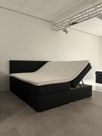 Boxspring met opbergruimte 180x200 | ruime col. uit voorraad, Grijs, 180 cm, 200 cm, Nieuw