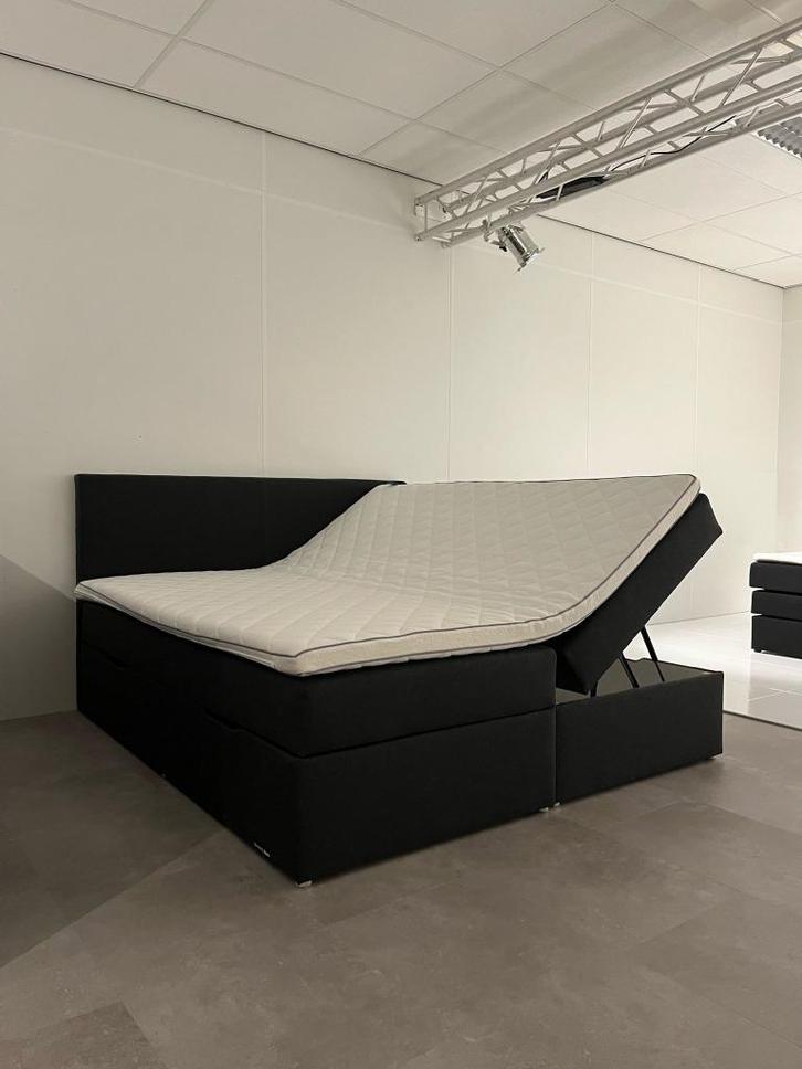 Boxspring met opbergruimte 180x200 | ruime col. uit voorraad, Huis en Inrichting, Slaapkamer | Boxsprings, Nieuw, 180 cm, 200 cm
