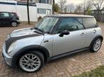 Mini Cooper S chili 2004 163 PK leder, dubbel zonnedak, Te koop, Zilver of Grijs, Emergency brake assist, Benzine