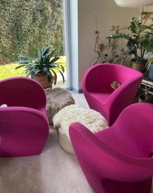 3 x Victoria en Albert design fauteuil Ron Arad voor Moroso, Huis en Inrichting, Fauteuils, Zo goed als nieuw, Stof, 50 tot 75 cm