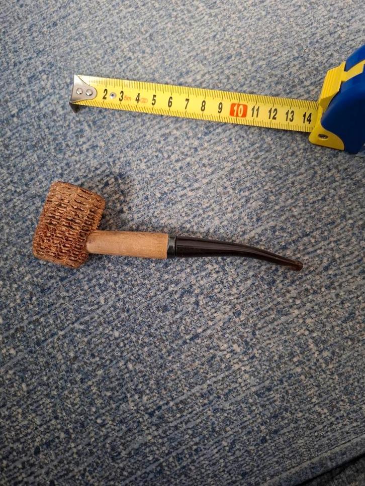 Klein pijpje corncob, Verzamelen, Rookartikelen, Aanstekers en Luciferdoosjes, Gebruikt, Ophalen of Verzenden