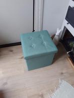 opbergpoef groen, Huis en Inrichting, Ophalen, Hout, Zo goed als nieuw, 50 tot 75 cm