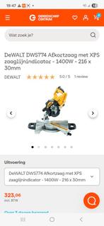 De walt afkortzaag verstekzaag DWS774, Doe-het-zelf en Verbouw, Gereedschap | Zaagmachines, Nieuw, Ophalen of Verzenden, Afkortzaag