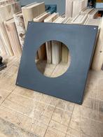 Vierkante Plafondrozet voor Houtkachel, Ophalen of Verzenden, Gebruikt, Hout, Houtkachel