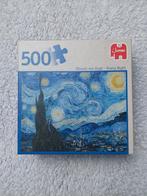 Van Gogh Sterrennacht Puzzel - 500 stukjes, Ophalen of Verzenden, 500 t/m 1500 stukjes, Zo goed als nieuw, Legpuzzel