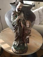 Beeld, St. Jozef met kind Jezus, Antiek en Kunst, Ophalen