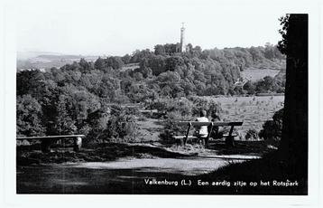 970175 Valkenburg 1954 Gelopen met postzegel beschikbaar voor biedingen