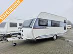Hobby On Tour 470 KMF 2018 Stapelbedden LUIFEL Voortent, Caravans en Kamperen, Caravans, Standaardzit, Kachel, Hobby, Bedrijf