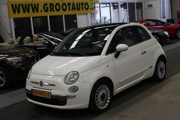 Fiat 500 1.2 Lounge Panoramadak, Airco, Stuurbekrachtiging beschikbaar voor biedingen