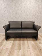 Zgan 2024 Koinor Wendy zwart leren design bank, Huis en Inrichting, Banken | Bankstellen, Koinor, 150 tot 200 cm, Tweepersoons