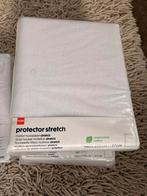 HEMA Molton Hoeslaken Stretch 140x220 - Nieuw, Eenpersoons, Nieuw, Ophalen of Verzenden, Wit