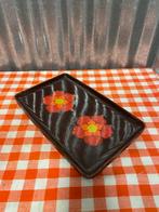 Vintage 70s Serveerschaal, Gebruikt, Porselein of Keramiek, Schaal, Ophalen of Verzenden