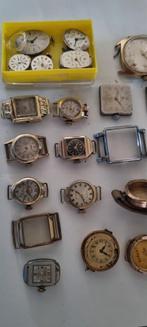 Lotje horloges en uurwerken, Sieraden, Tassen en Uiterlijk, Horloges | Antiek, 1930 tot 1960, Overige merken, Goud, Met bandje