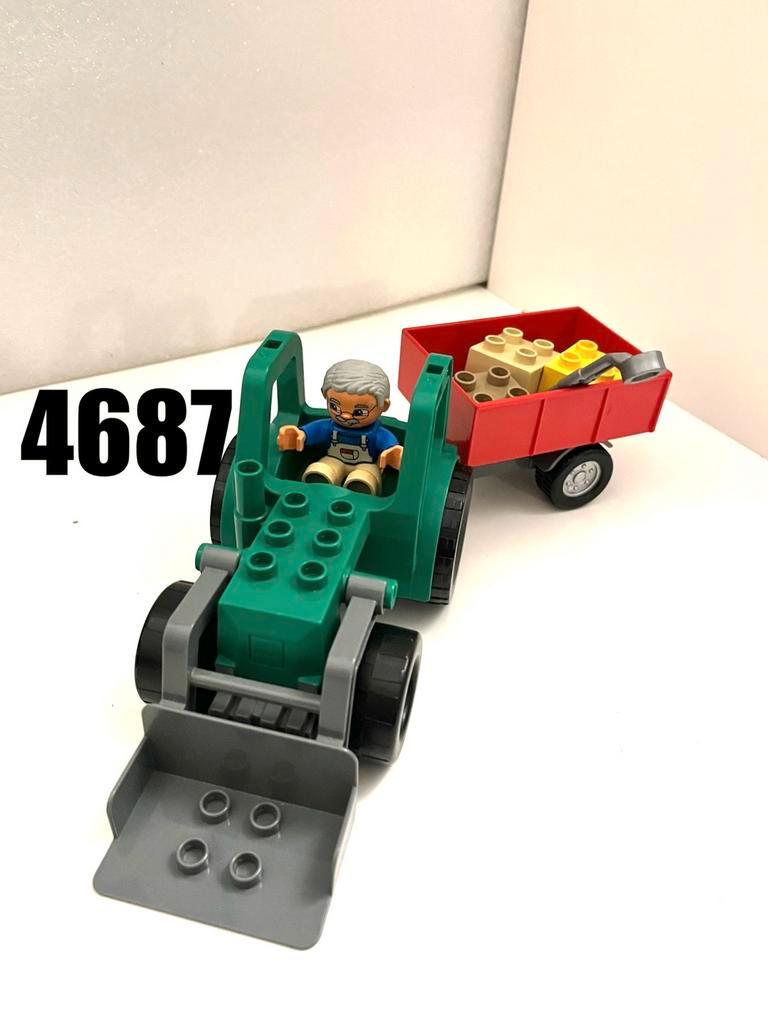 ≥ Lego Duplo 4687 Tractor met Aanhanger — Speelgoed Duplo