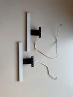 Spiegelverlichting / kastverlichting 2 stuks zwart led, Ophalen of Verzenden, Gebruikt