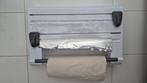 3-in-1 Wandhouder huishoudfolie, aluminiumfolie, keukenrol, Ophalen of Verzenden