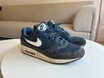 Nike Air Max 1 Midnight Navy, Blauw, Nike, Ophalen of Verzenden, Sneakers of Gympen